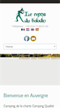 Mobile Screenshot of camping-auvergne-france.com